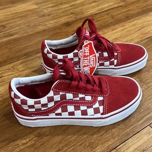 NWT Vans old skool checkered shoes